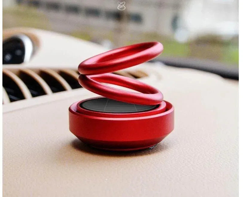 Solar Auto-Rotation Car Air Freshener