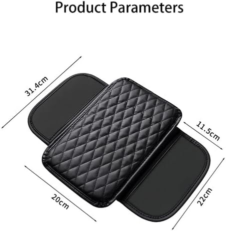 Car Armrest Cover for Toyota Cressida 1977–1992, Center Console Pad, Leather Armrest Box Protector, Waterproof Anti-Scratch Console Lid Cushion,Comfort Interior Accessories,D-Beige