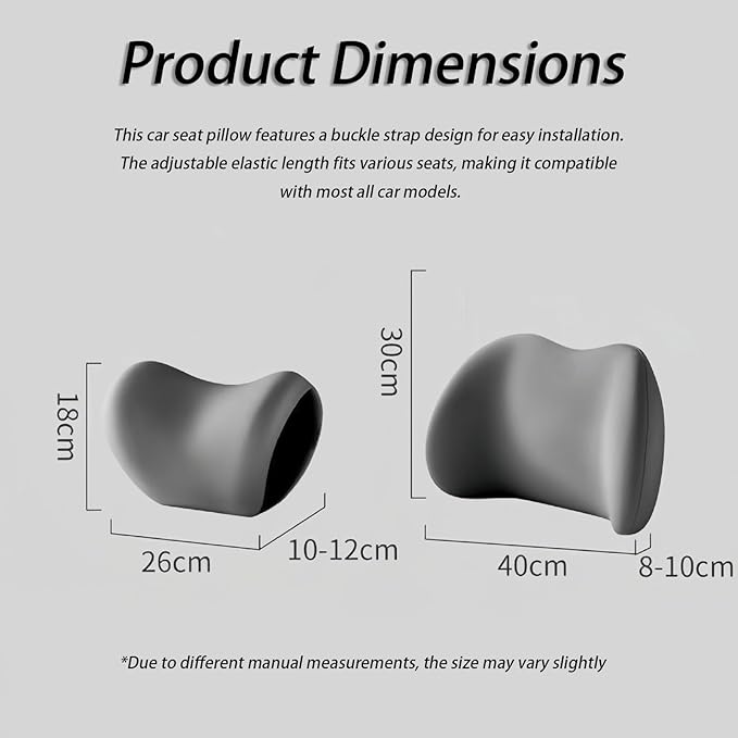 Car Lumbar Support Pillow and Car Neck Pillow Kit for BMW 4 Series 8 Series Convertible, Car Seat Neck Back Rest Pillows, Ergonomic Car Seat Headrest & Lumbar Cushion,C Coffee