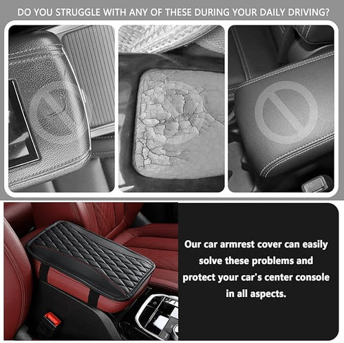 Auto Center Console Pad for Bentley Continental GTC(2019-2024) Accessories Car Armrest Cushion Protects Your armrest and Feels Comfortable on Your Elbows and arms