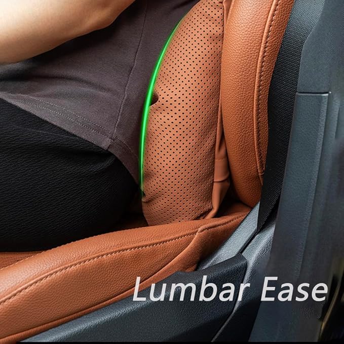 Neck Pillow Automotive Seat Cushions for Honda CR-V 6th/VI V IV III II I RW/RT/RM/RE/RD/Hybrid 2015-2025, Relieving Neck Stiffness Sciatica Relief Car Headrest Lumbar Pillow,White