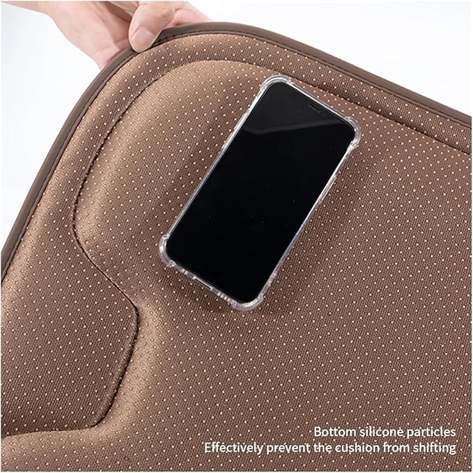 KAnduo M Car Seat Cushion for BMW All Model I3 I4 I8 X1 X2 X3 X4 X5 X5M X6 X7 Z4 Car Lumbar Support Pillow Auto Seat Waist Back Cushion Y (Color : Beige B)