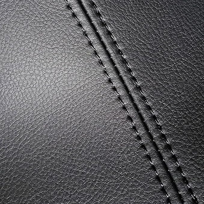 O SHI CAR Center Console Armrest Cover for BMW X1 2016 2017 2018 2019 2020 2021,Leather Middle Console Lid Cover Pad Protector Elbow Arm Rest Covering Car,Black Gray