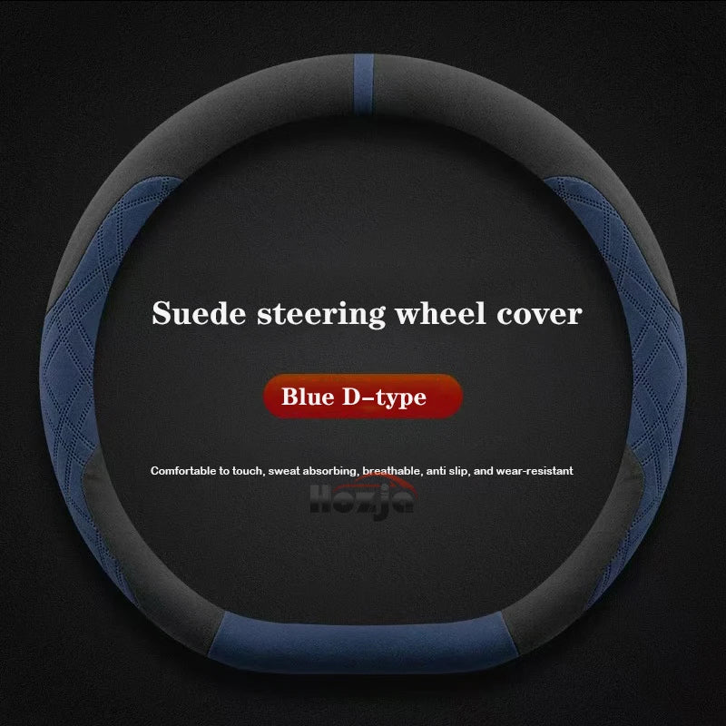 Genesis Suede Steering Wheel Cover