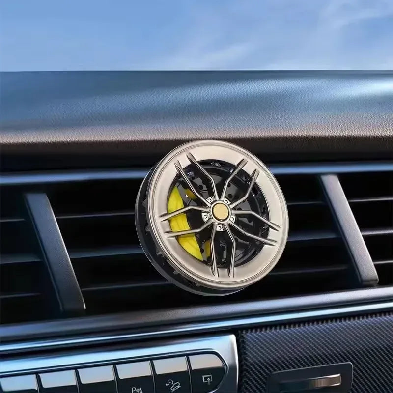 Rotatable Wheel Hub Car Air Freshener Vent Clip