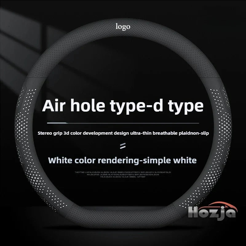 Leather Steering Wheel Cover for GAC EMZOOM GS3 GN8 GS8 GA8