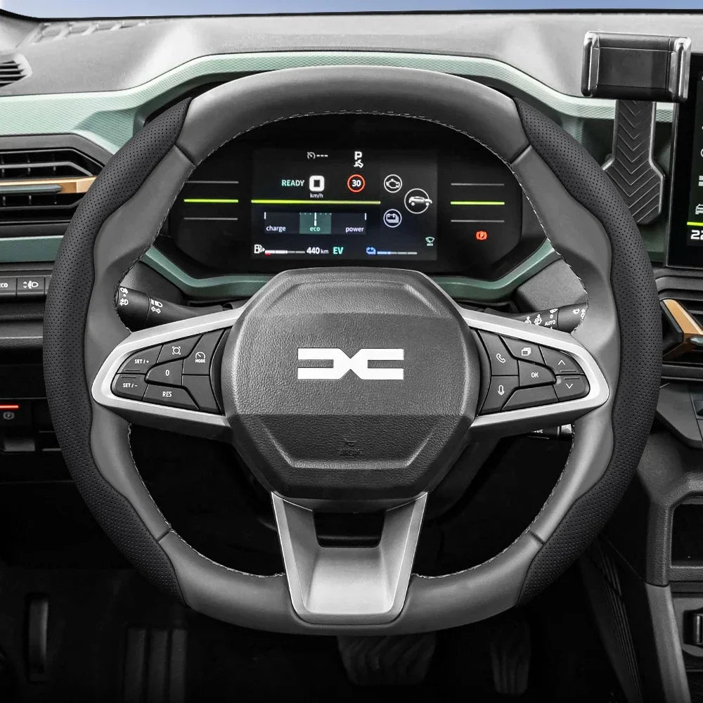 Dacia Breathable Leather Steering Wheel Cover