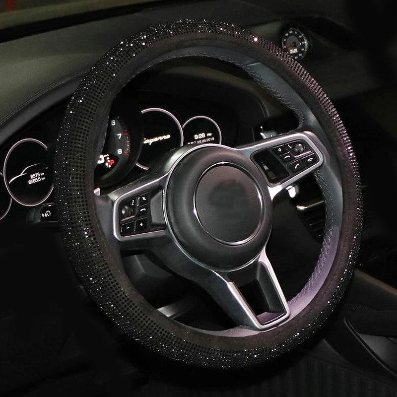Rhinestone Diamond Bling Steering Wheel Cover