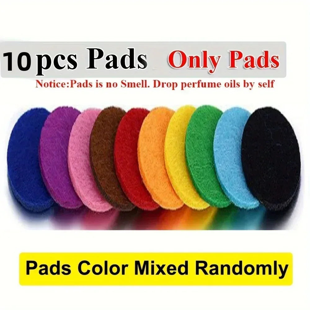 Refillable Car Air Freshener Vent Clip with 10 Pads