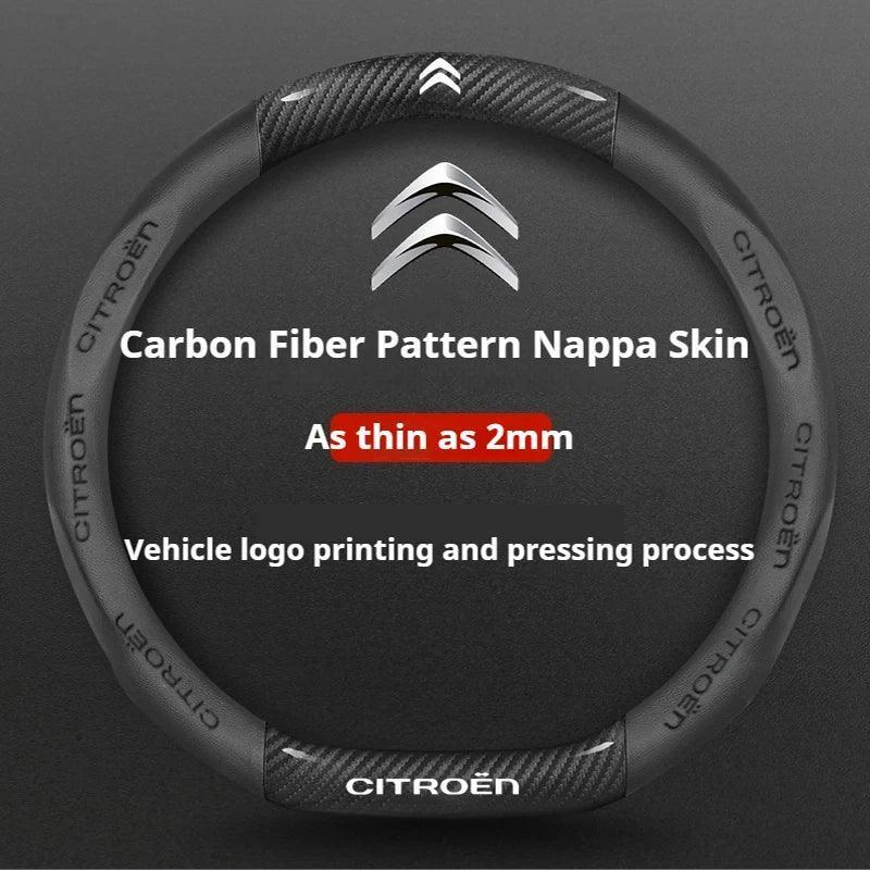Citroen Leather Steering Wheel Cover