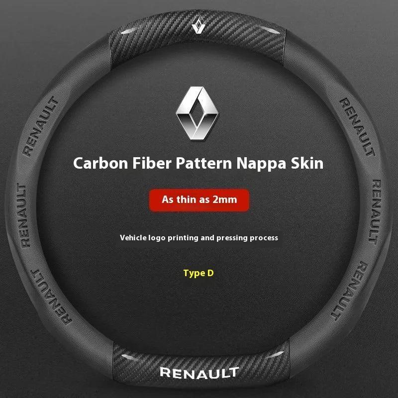 Renault Carbon Fiber Steering Wheel Cover
