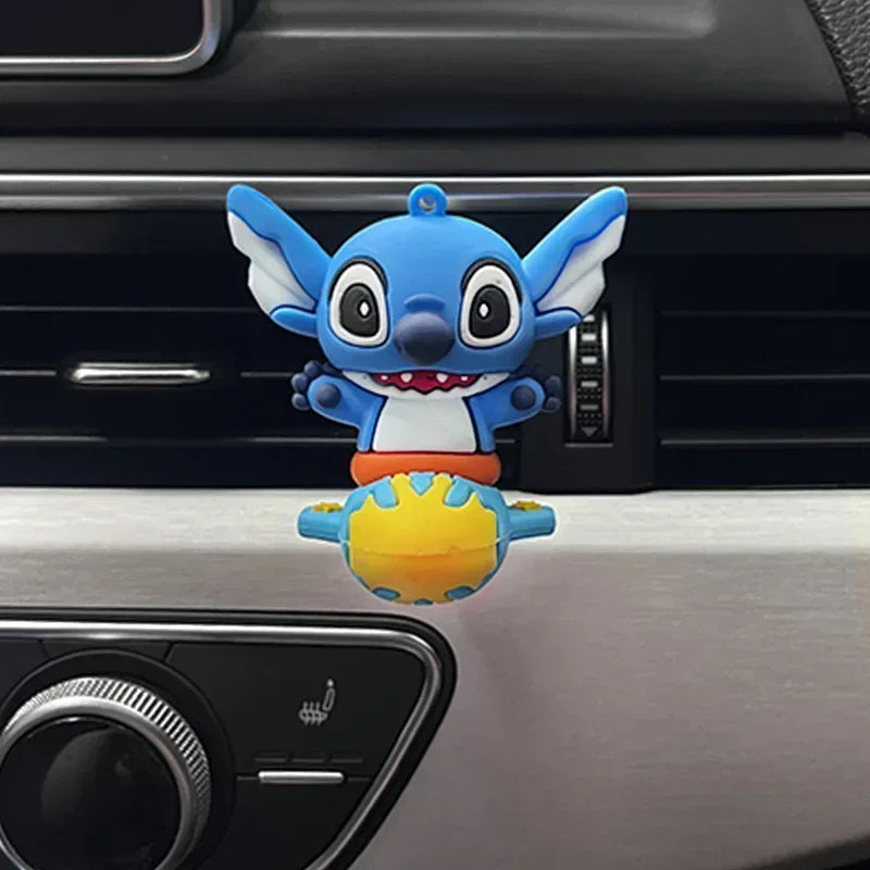 Disney Stitch Car Air Freshener Vent Clip - Anime Figure Ornament