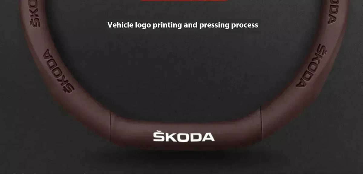 Skoda Carbon Fiber Steering Wheel Cover