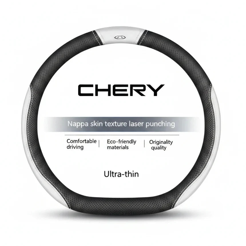 Chery Suede Leather Steering Wheel Cover
