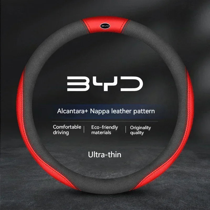 BYD Suede Anti-Slip Steering Wheel Cover