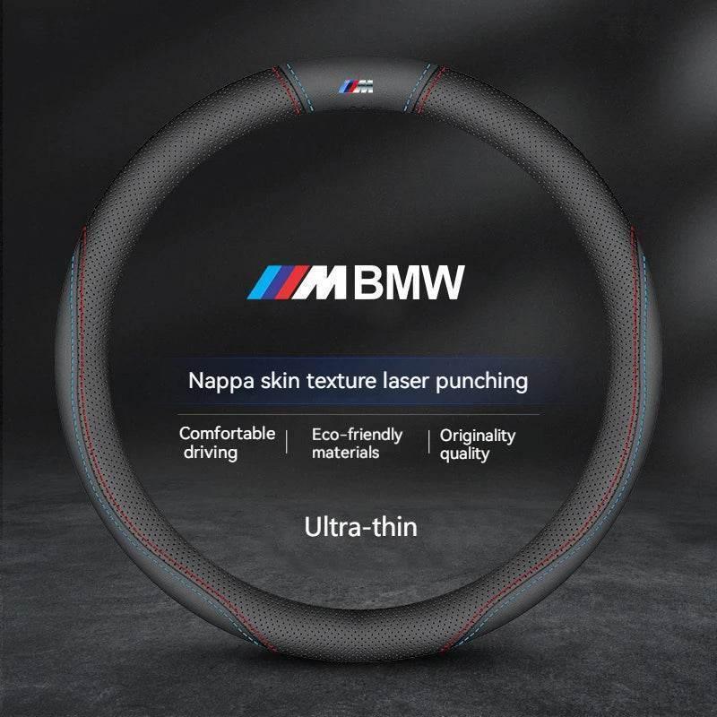 BMW Suede Leather Steering Wheel Cover