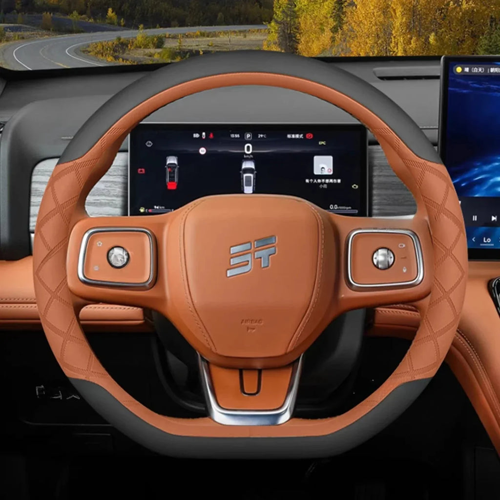 Jetour Leather Steering Wheel Cover