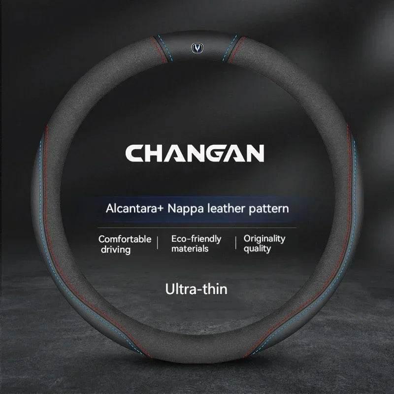 Changan Suede Leather Steering Wheel Cover