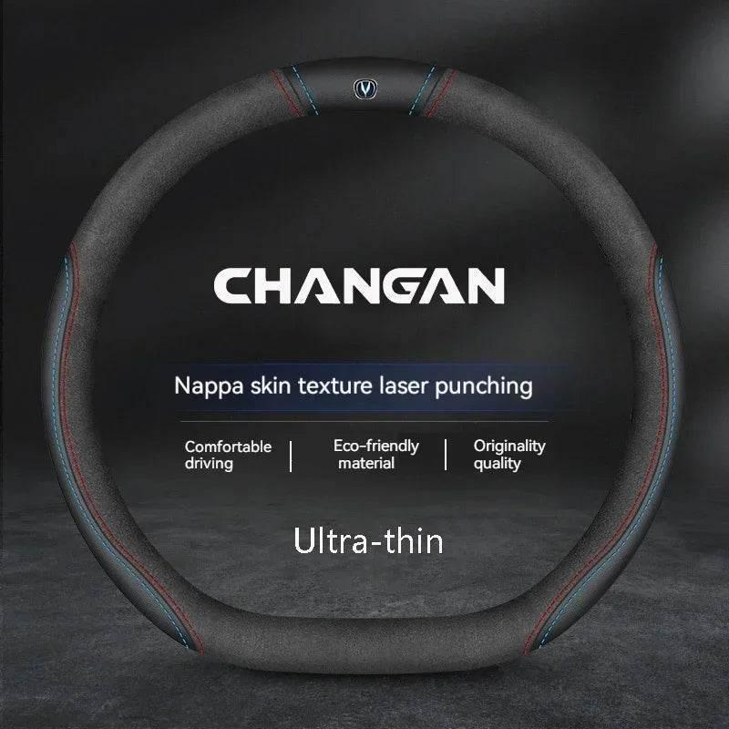 Changan Suede Leather Steering Wheel Cover