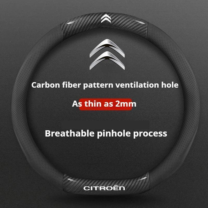 Citroen Leather Steering Wheel Cover