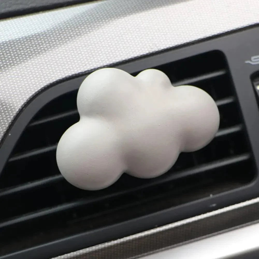 Refillable Cloud Car Air Freshener - Gypsum Aroma Diffuser Vent Clip