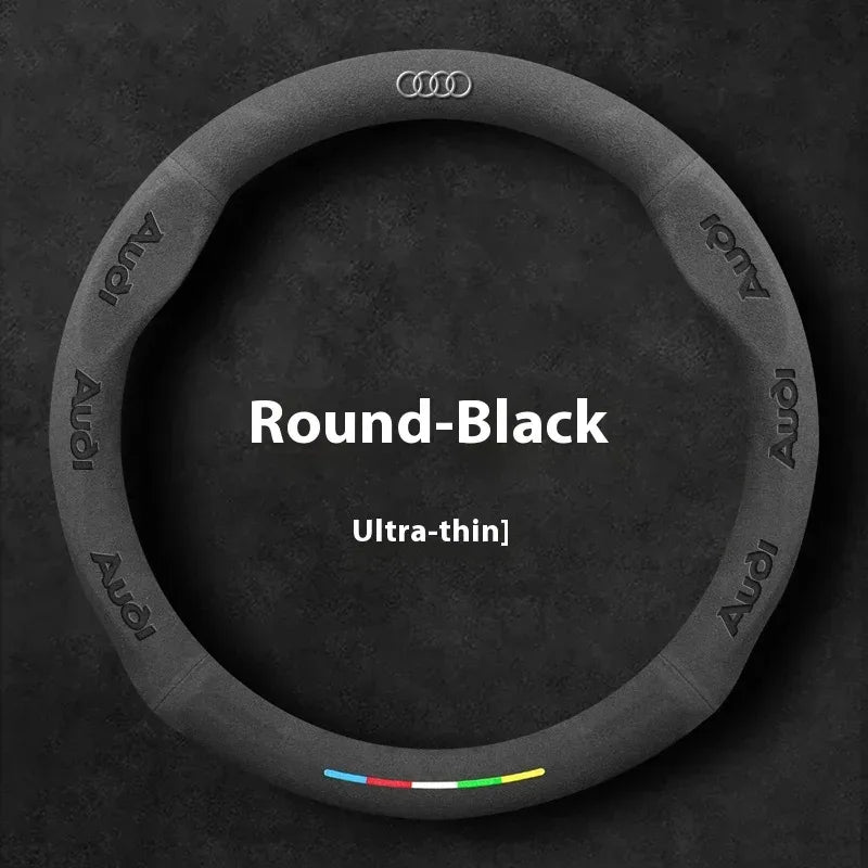 Audi Suede Anti-Slip Steering Wheel Cover