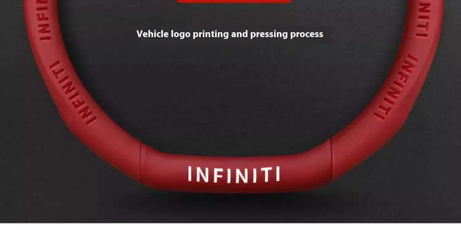 Infiniti Carbon Fiber Leather Steering Wheel Cover