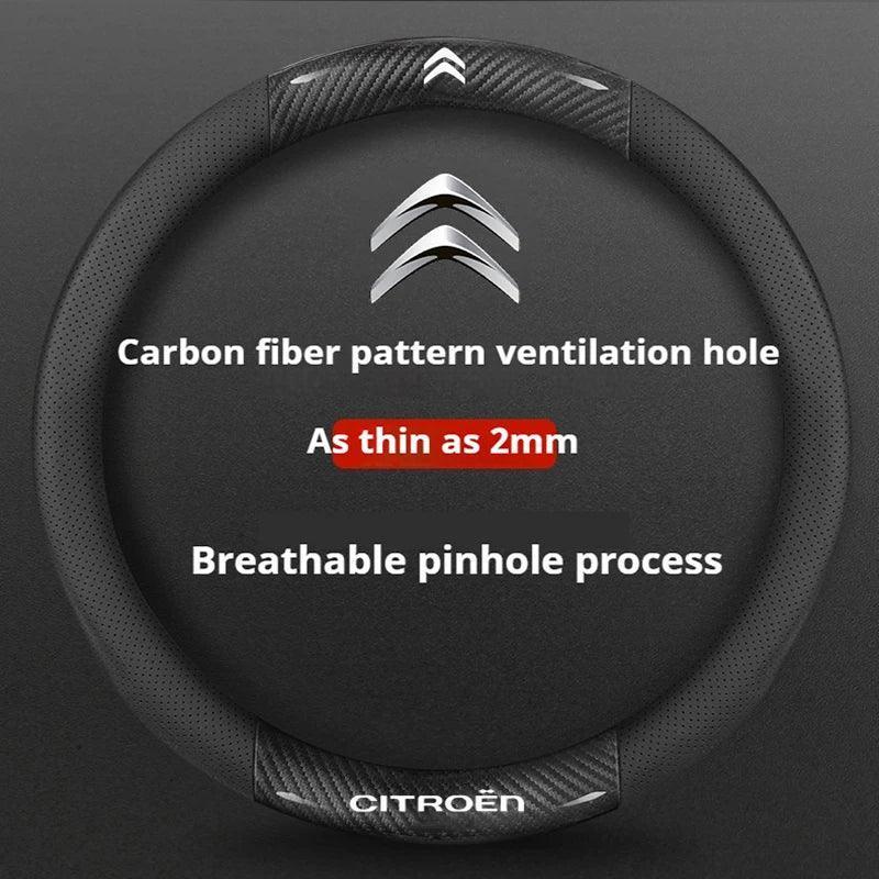 Citroen Leather Steering Wheel Cover