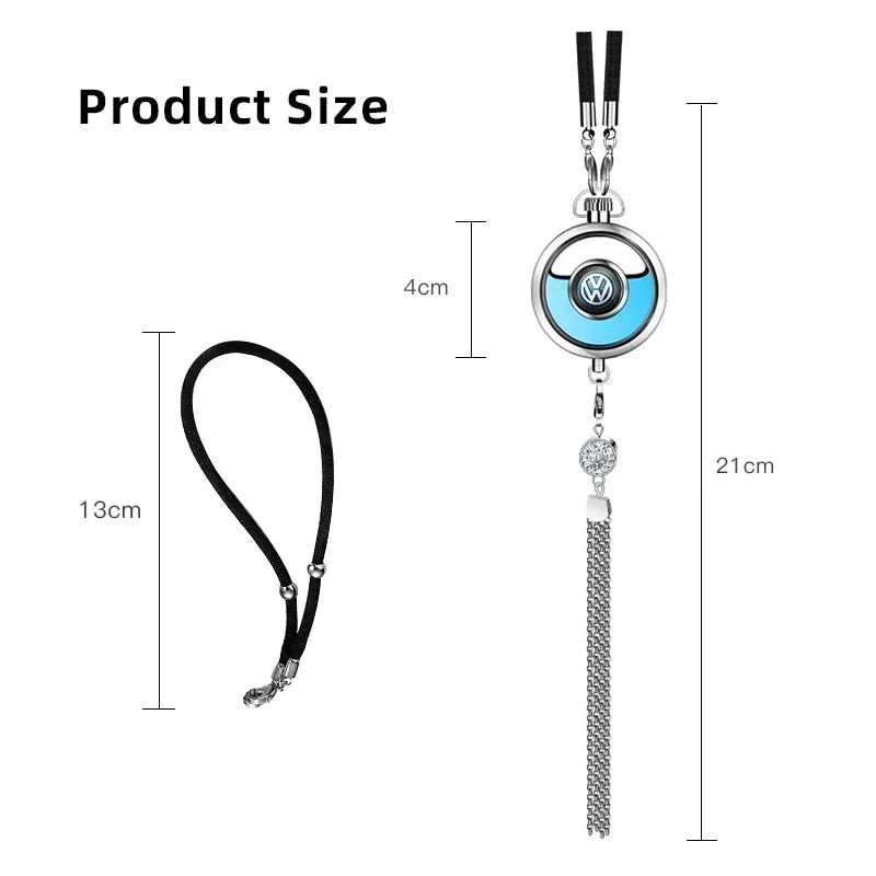 VW Metal Lace Car Air Freshener Pendant