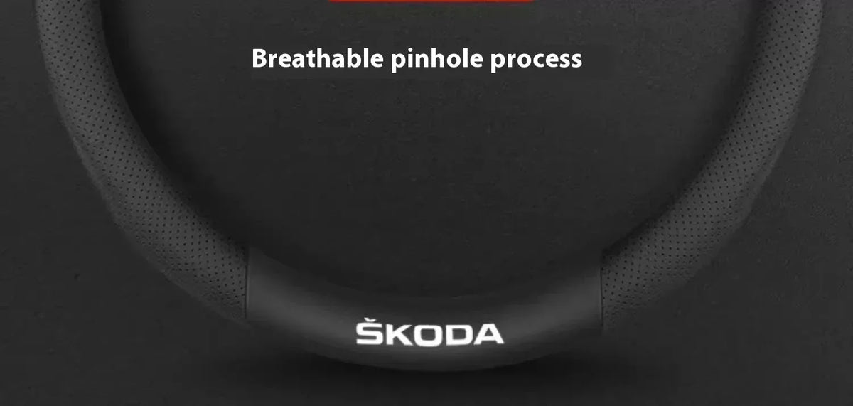 Skoda Carbon Fiber Steering Wheel Cover