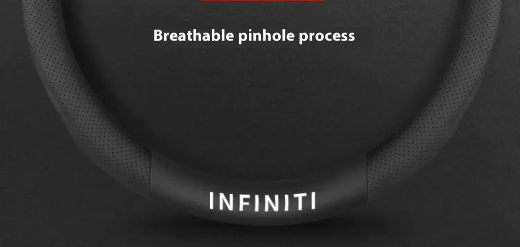 Infiniti Carbon Fiber Leather Steering Wheel Cover