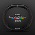 Peugeot 3008 5008 208 2008 Suede Steering Wheel Cover