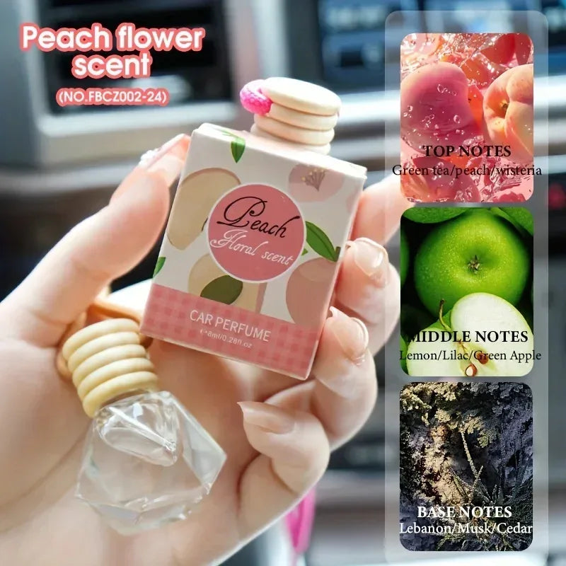 Mini Aromatherapy Car Air Freshener Essential Oil Diffuser Kit