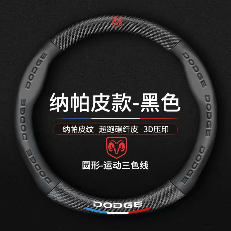 Dodge and RAM Leather Steering Wheel Cover