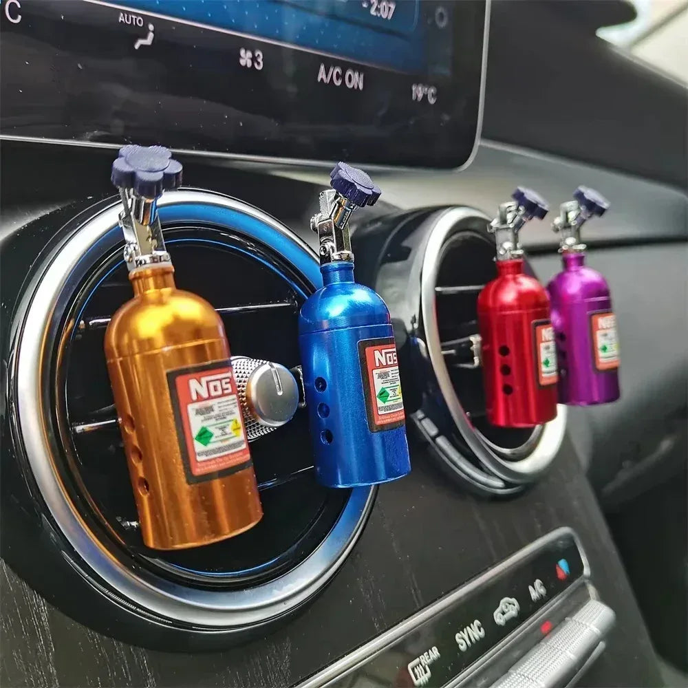 Turbo Car Air Freshener Aluminum Vent Clip Diffuser