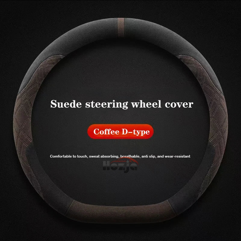 Genesis Suede Steering Wheel Cover