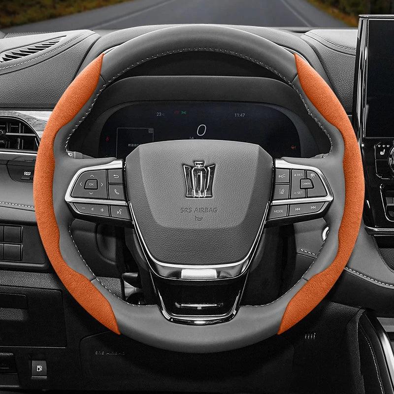 Toyota Crown Suede Steering Wheel Cover