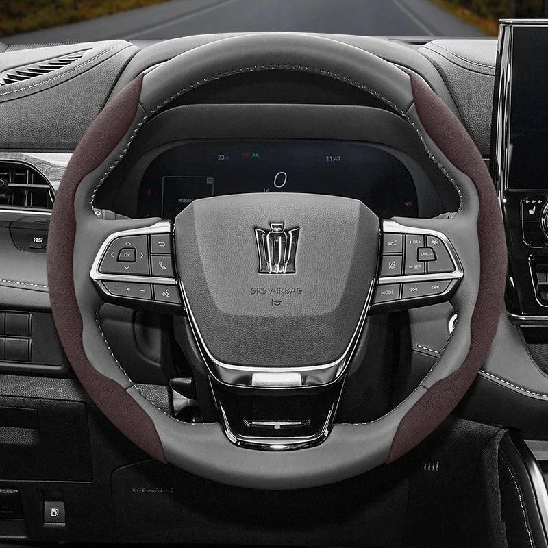 Toyota Crown Suede Steering Wheel Cover