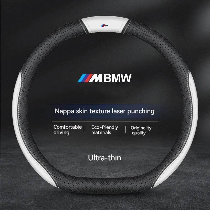 BMW Suede Leather Steering Wheel Cover
