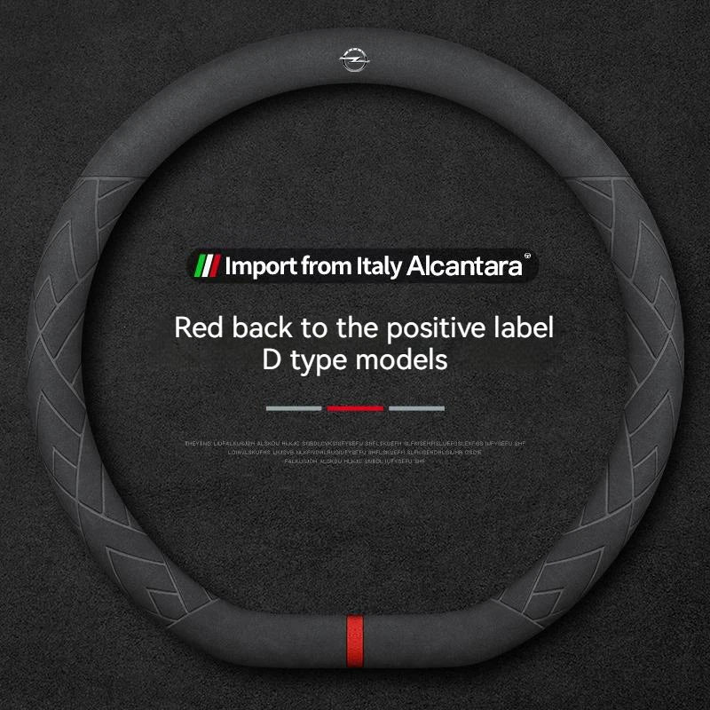 Opel Suede Leather Steering Wheel Cover