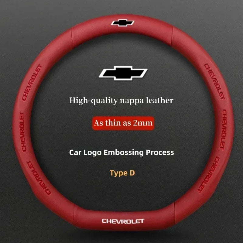 Chevrolet Cruze Silverado Tahoe 3D Embossed Steering Wheel Cover
