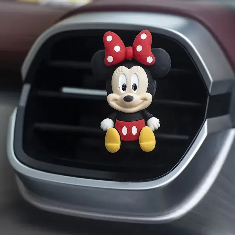 Disney Mickey Mouse & Duck & Winnie the Pooh Kawaii Style Car Air Freshener Clip