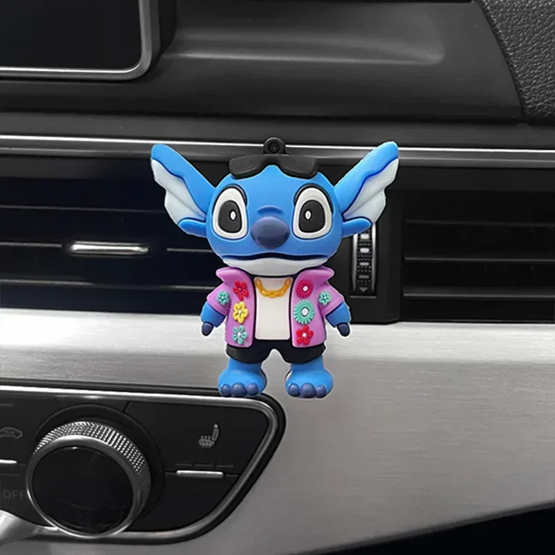 Disney Stitch Car Air Freshener Vent Clip - Anime Figure Ornament