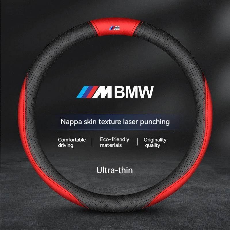 BMW Suede Leather Steering Wheel Cover