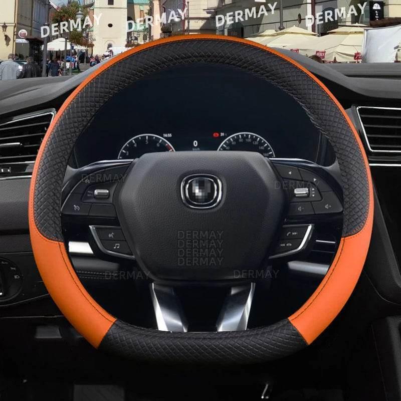 Changan Sports Microfiber Leather Steering Wheel Cover