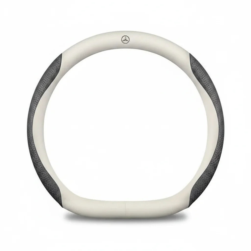 Mercedes Carbon Fiber Leather Steering Wheel Cover