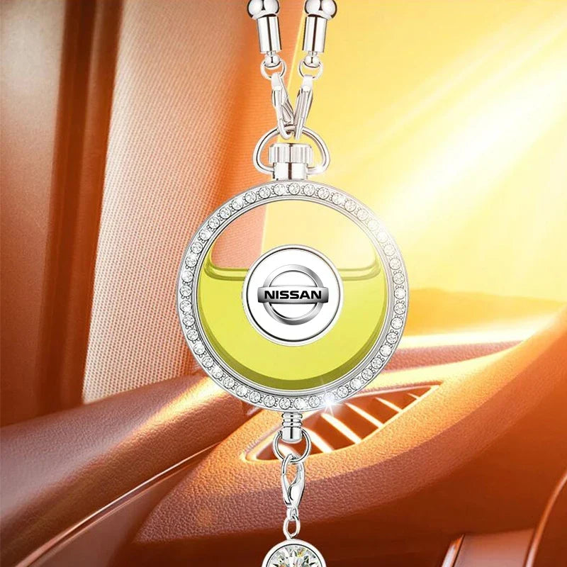 Nissan Metal Lace Car Air Freshener Hanging Pendant