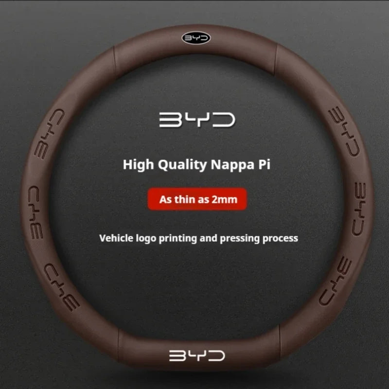 BYD Anti-Slip Suede Steering Wheel Cover