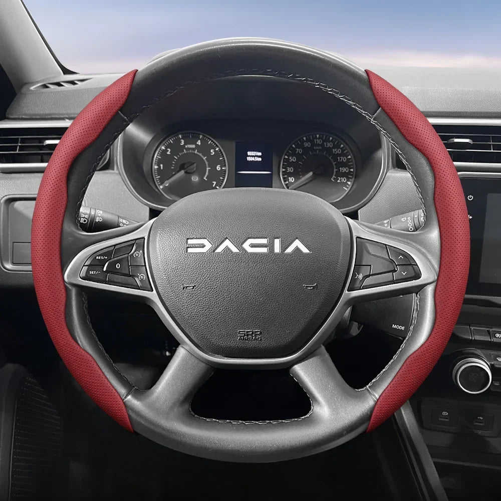 Dacia Breathable Leather Steering Wheel Cover