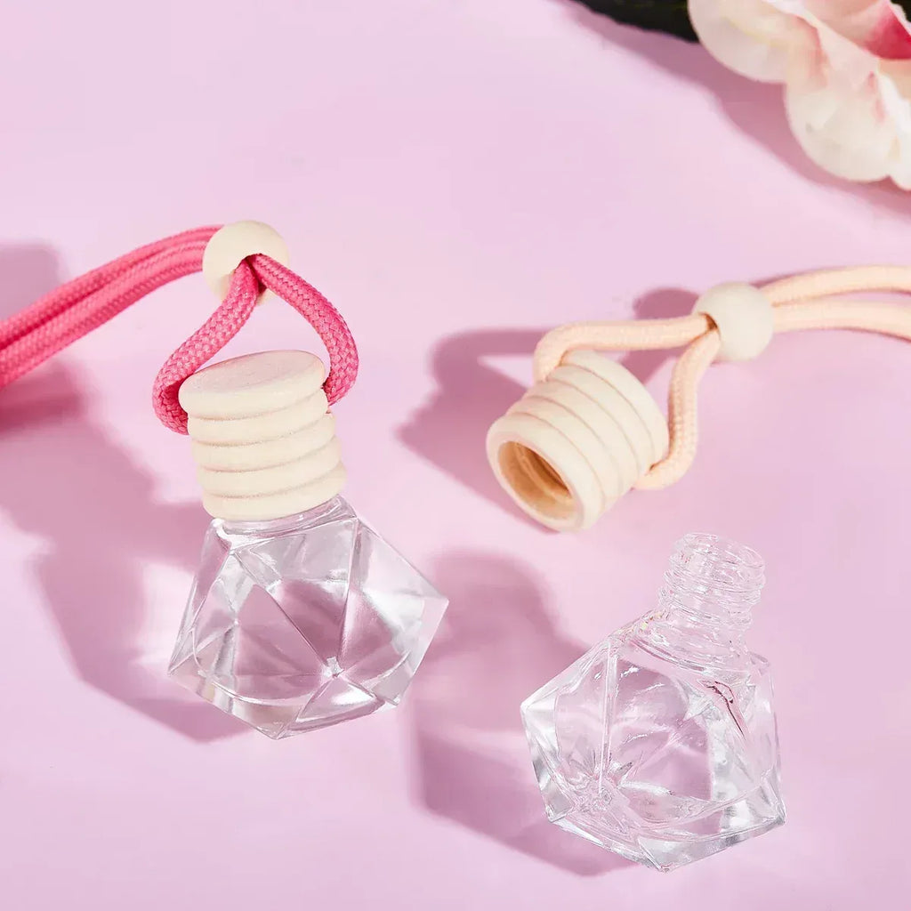 Pink Hanging Car Air Freshener Perfume Pendant